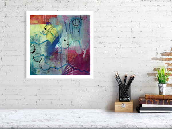 Abstract Painting shown in situ